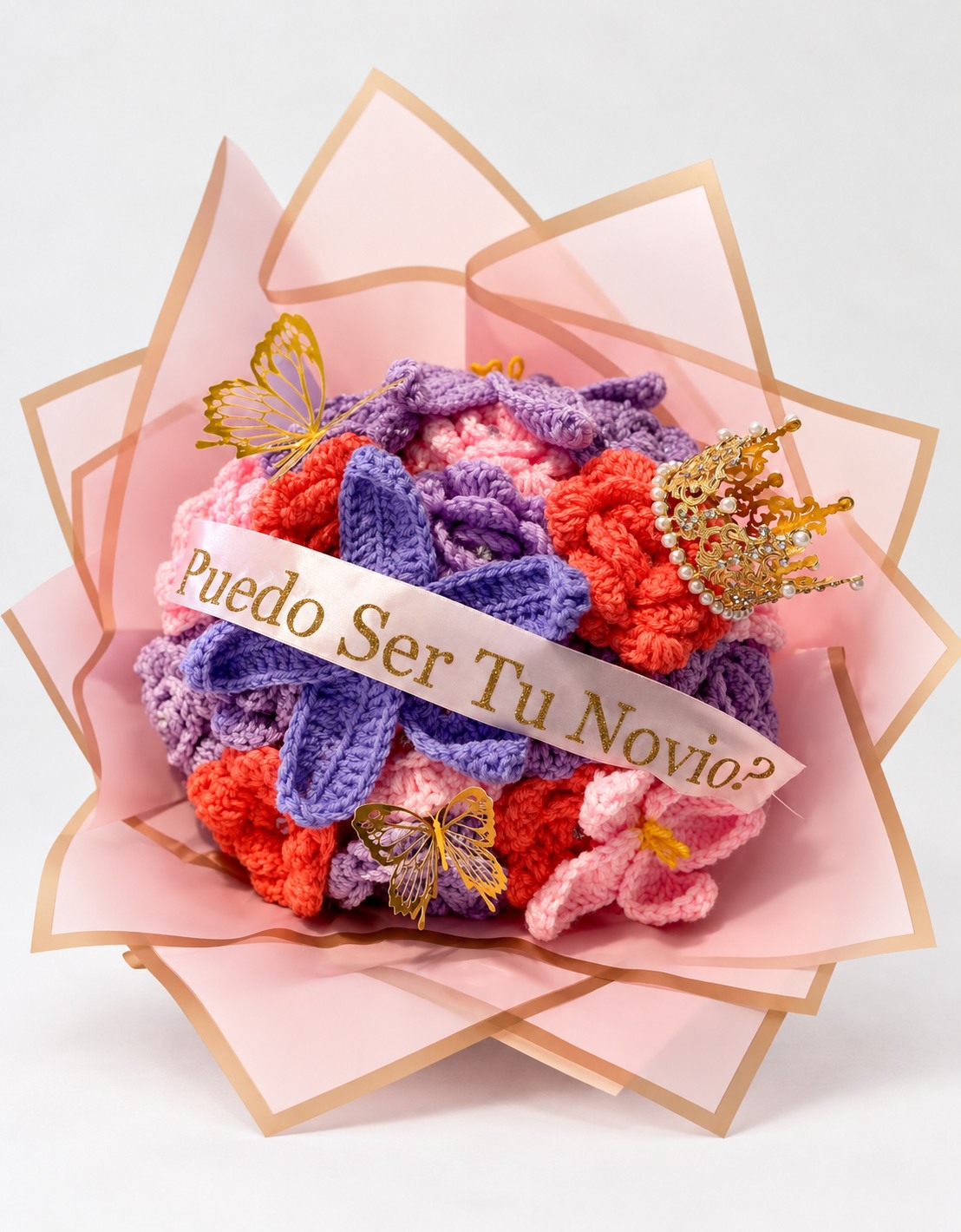 Proposal crochet bouquet