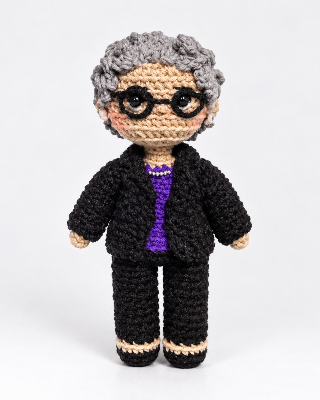 Personalized crochet plushie example
